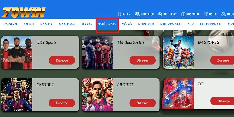 Cách cá cược thể thao tại nền tảng 78WIN Cách cá cược thể thao tại nền tảng 78WIN
